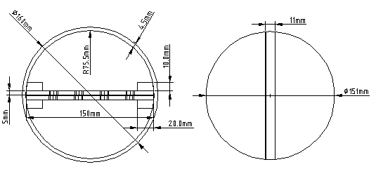 Unit Top view 