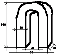 Horse Shoe Magnet DIMENTIONS